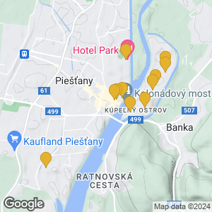 Map Piestany